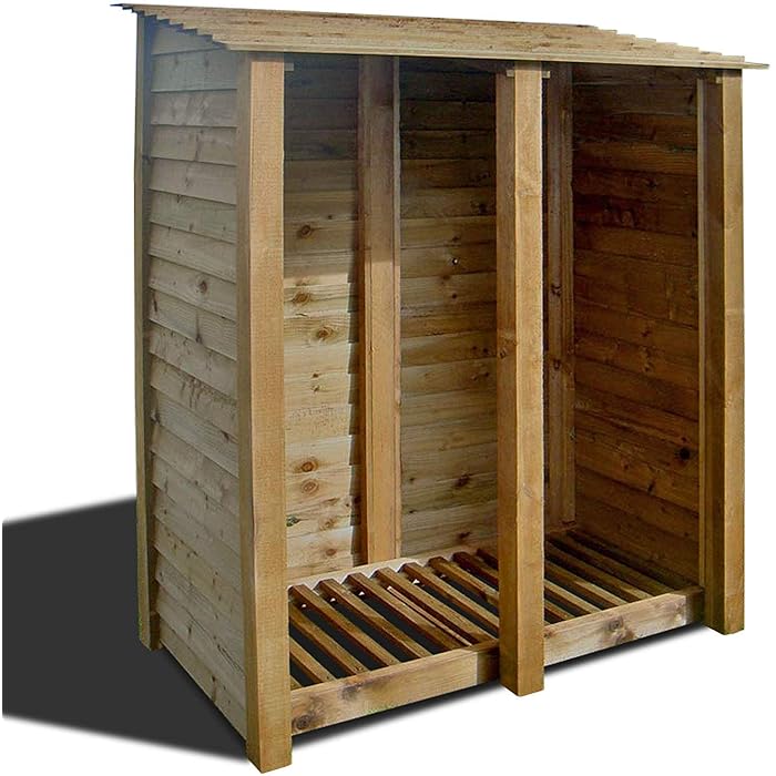 Buy Rutland County Garden Furniture Cottesmore 6ft Tall Log Store
