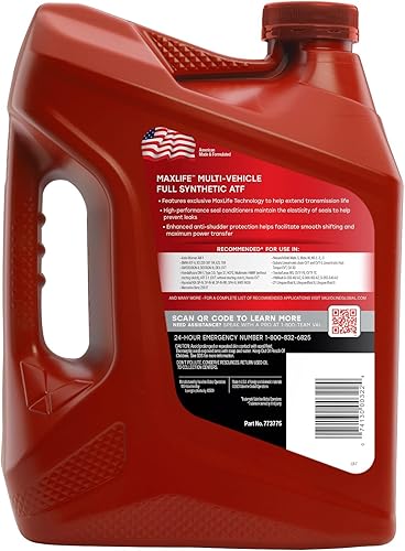 Miniatura 2 de Valvoline MaxLife Multi-Vehicle ATF Full Synthetic Automatic Transmission Fluid 1 Gallon