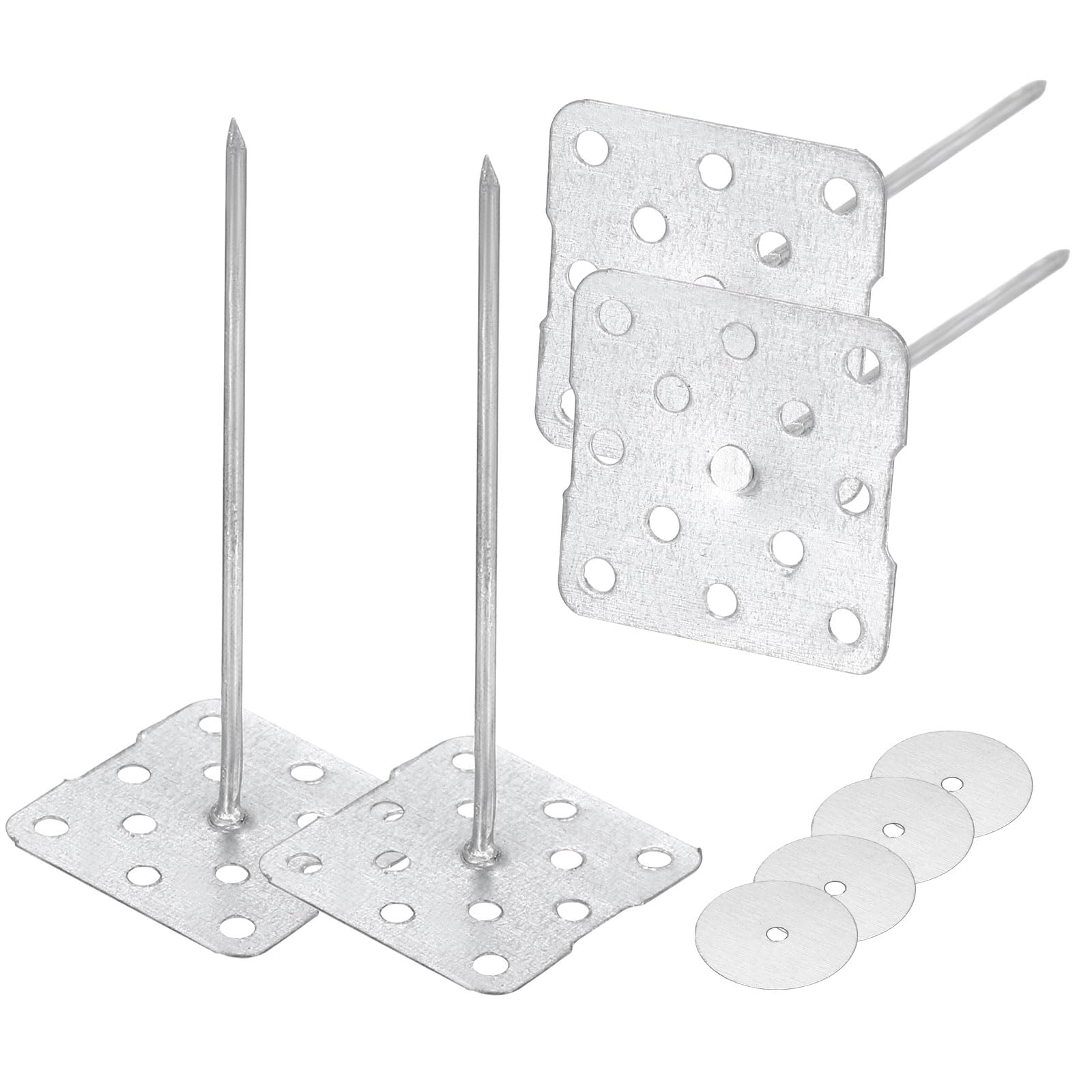 Clavos de aislamiento PATIKIL de 3.2 pulgadas con arandelas para paneles de espuma 80 uds