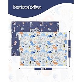 ALVABABY Toddler Pillowcases 2 Pack Organic Cotton Kids Pillow Cover Fit 13x 18 or 12x19 Envelope for Girl Boy Sleepy Travel