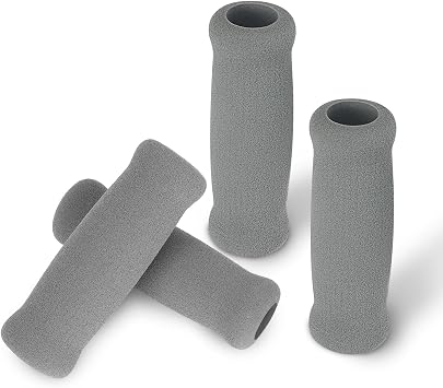 supregear 4PK Cane Grips, Foam Replacement Hand Grips for Offset and Walking Canes, Non-Slip Handle Covers for Handlebars, 4.53 x 0.8 x 0.8 in/11 x 2 x 2 cm