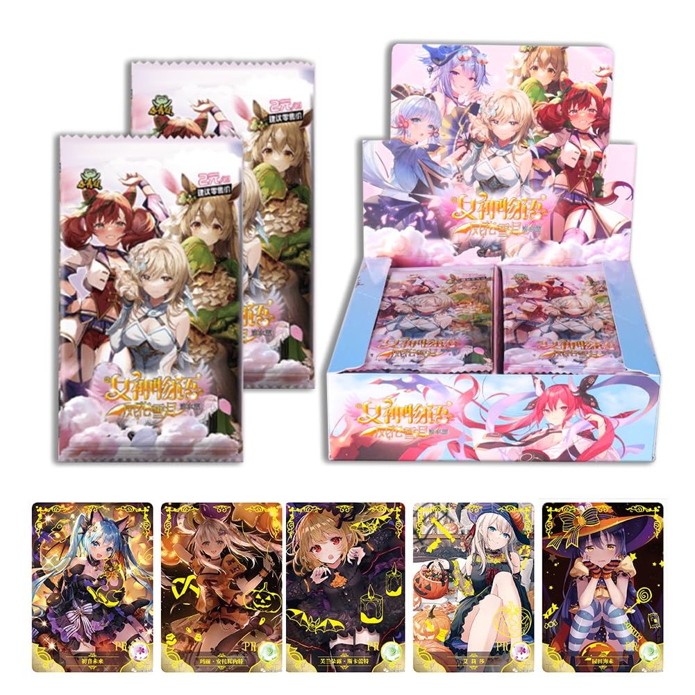 Goddess Story Waifu Card Beauty Cards,30 Bags 180Pcs Cards Total TCG CCG Anime Girl Playing Collection/Trading Booster Box (NS2-8)