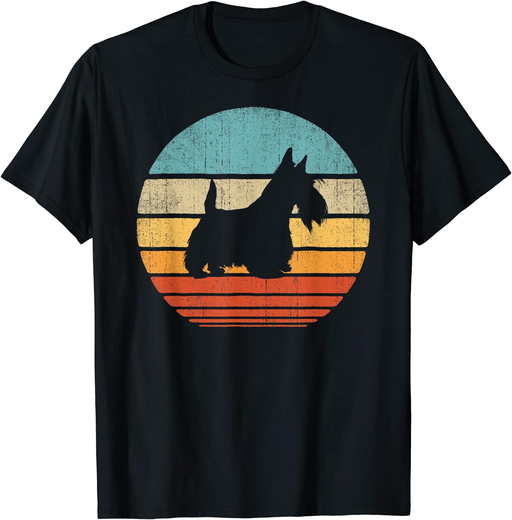 Scottie Retro Vintage 60s 70s Gifts Dog T-Shirt