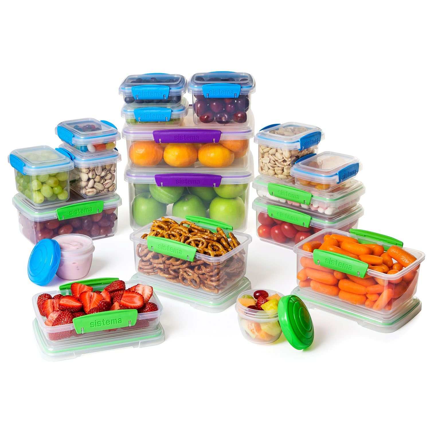 Buy Sistema Food Storage Containers, Baby Gourmet Meal Prep Food