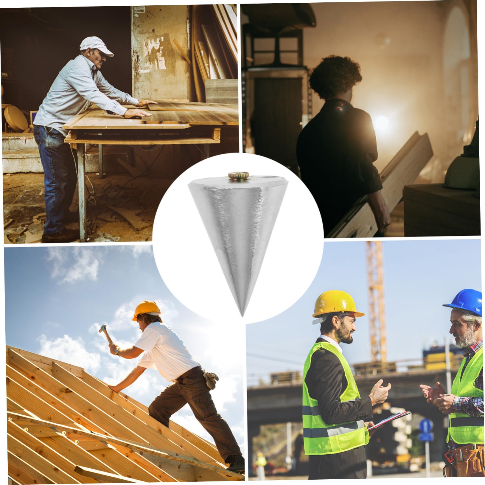 Artibetter 3piezas Plomada Vertical De Construcción Herramienta De Medición De Alineación y Nivelación Para Carpintería y Proyectos De Renovación Diseño Portátil y Funcional