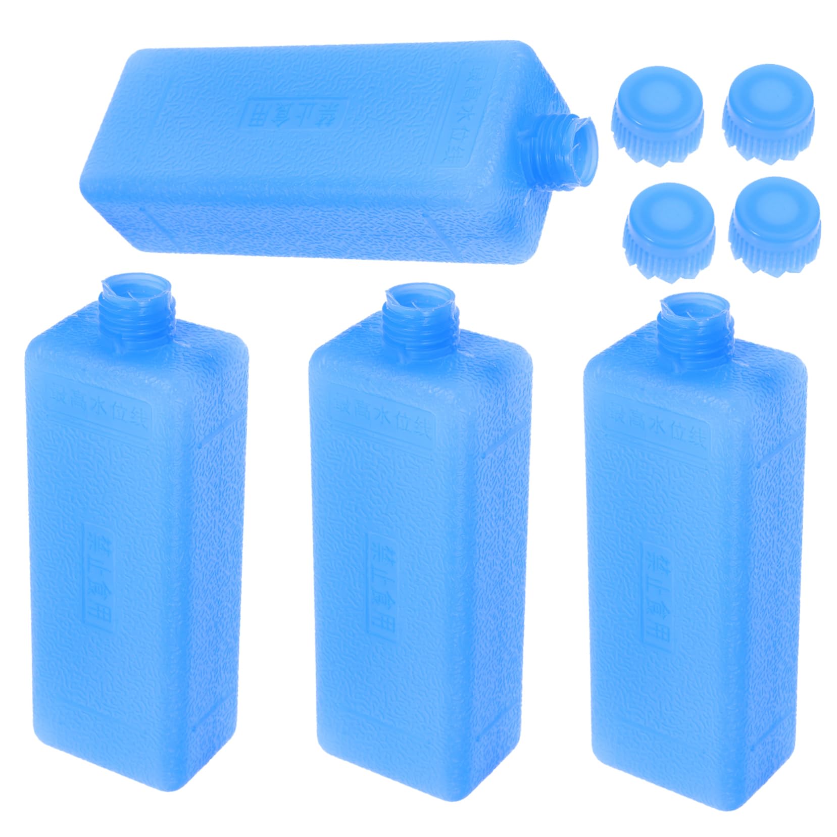 VANZACK 4pcs Ice Packs for Cooler Reusable Ice Blocks Portable Air Conditioner Freezer Blocks