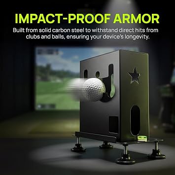 Metal Protective Case for Skytrak Golf Launch Monitor,Protective Case Box with 4 Adjustable Feet for Skytrak.Device Safe and Secure.Ideal Gifts for Golf Lovers