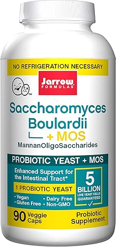 Suplemento de Jarrow Formulas Sacharomyces boulardii y MOS SAC-3 3 3