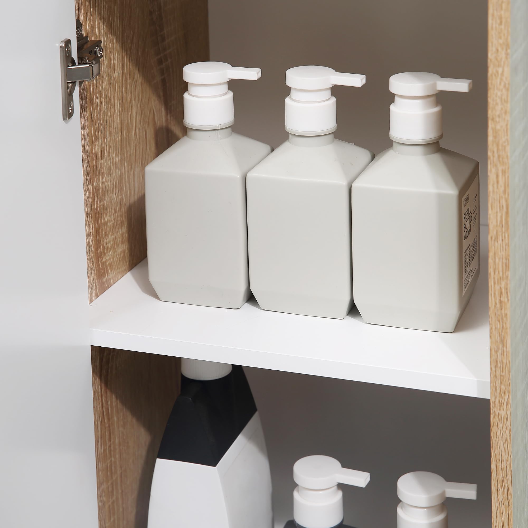 kleankin Meuble de Salle de Bain 1 Tiroir 32,6x30x90 cm Bois et Blanc