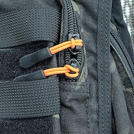 DYZD Durable Zipper Pulls Tab Tags Cord Pulls Zipper Extension Zip Fixer for Backpacks, Jackets, Luggage, Purses, Handbags (20PCS Orange)