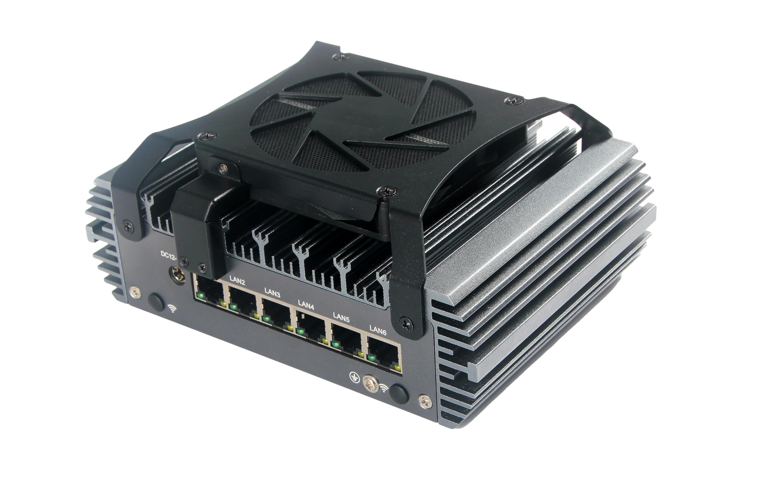 Sponsored Ad - AI Firewall Appliance, Intelligent Soft Routing/Mini PC • Intel Core i5-1135G7 • 16GB RAM, 256GB mSATA SSD • 6 x RJ45 Ports, 4 x USB 3.0, 1 x RJ-45 COM, 1 x HDMI Support PFsense OPNsense AES-NI