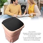 Portable Washing Machine, 15L Large Capacity Foldable Portable Washer and Dryer Combo, Mini Laundry Machine for Apartment, Dorm, RV, Travel, Underwear, Baby Clothes, Small Items