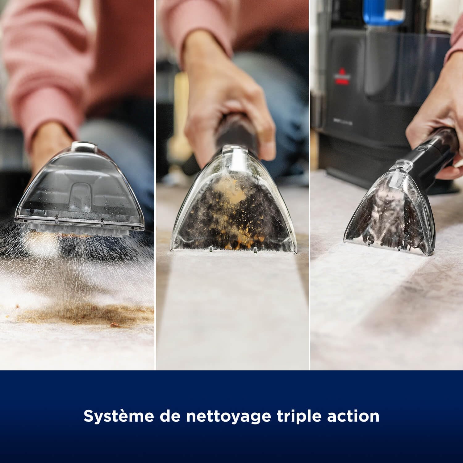 Bissell Ensemble SpotClean® C5 + Solution de Nettoyage Spot & Stain Pet Pro Oxy 1L | Nettoyant pour Taches | Nettoyant pour Sols | pour Tapis, Meubles Rembourrés, Voitures et Plus | 3861N + 20343