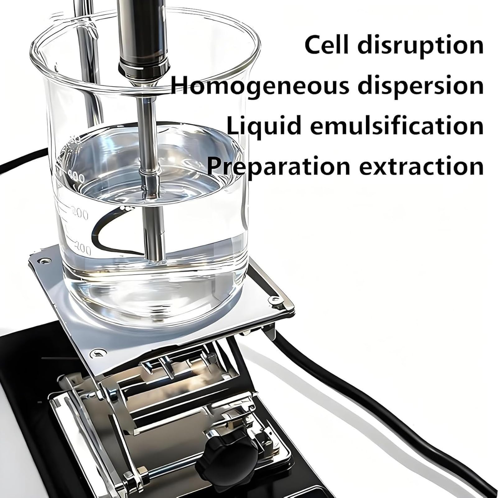 Homogenizator ultradźwiękowy z szybkim zakłóceniem do zastosowań biologicznych i przemysłowych