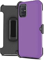 Vista 10 de Funda diseñada para Motorola Moto G50 con protector de pantalla integrado, protector resistente, cubierta frontal de policarbonato resistente