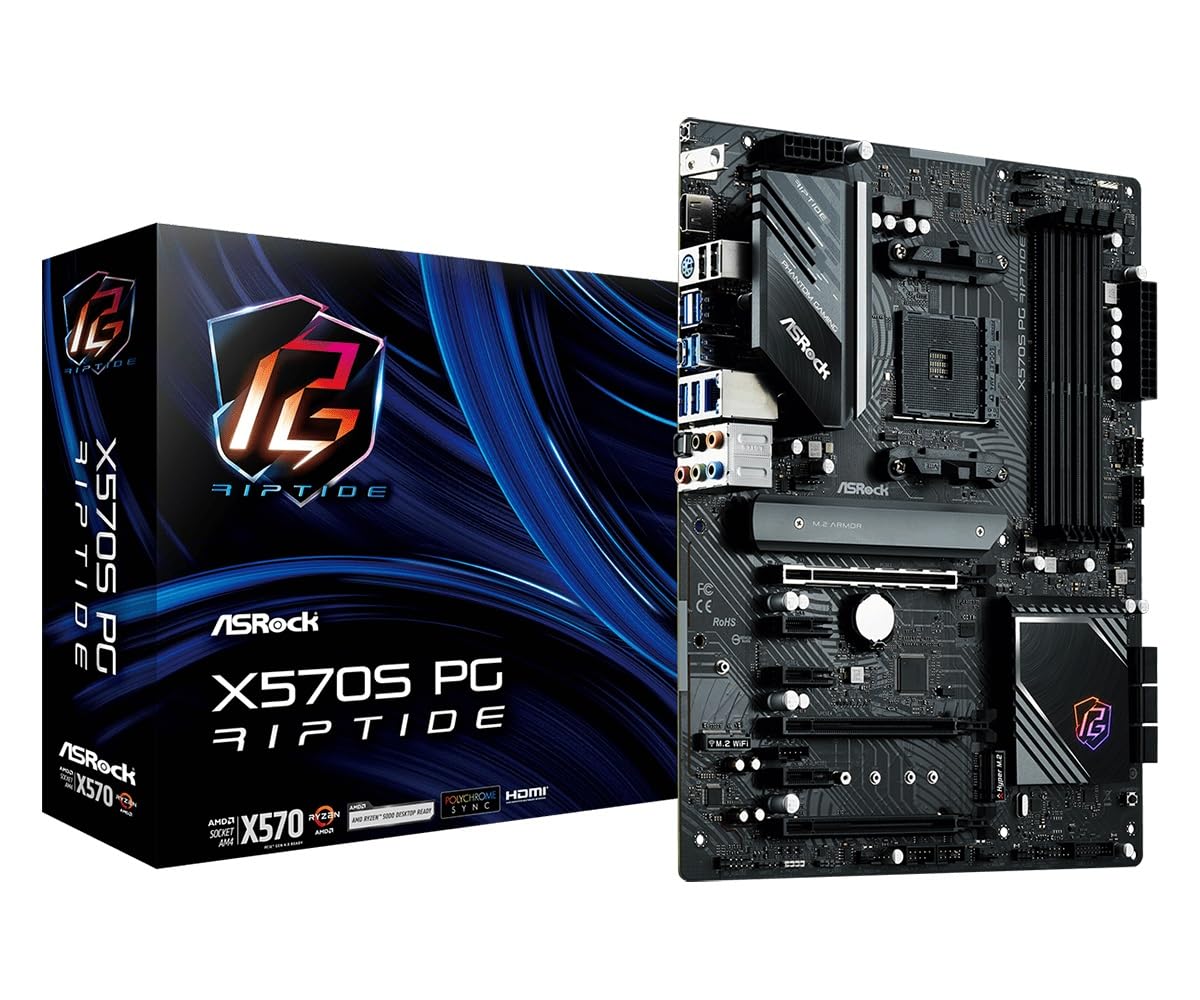 Amazon.co.jp: ASRock Motherboard X570S PG Riptide AMD Ryzen 5000 