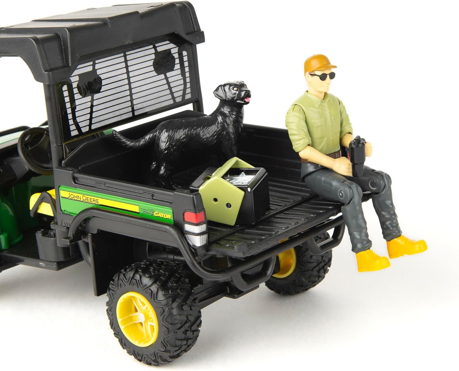 TOMY Big Farm Outdoor Adventure Toy Playset- 1:16 Scale - Includes John Deere Gator RSX 860i, Camping Accessories, and Two Toy Figures - John Deere Toys - Ages 8 Years and Up