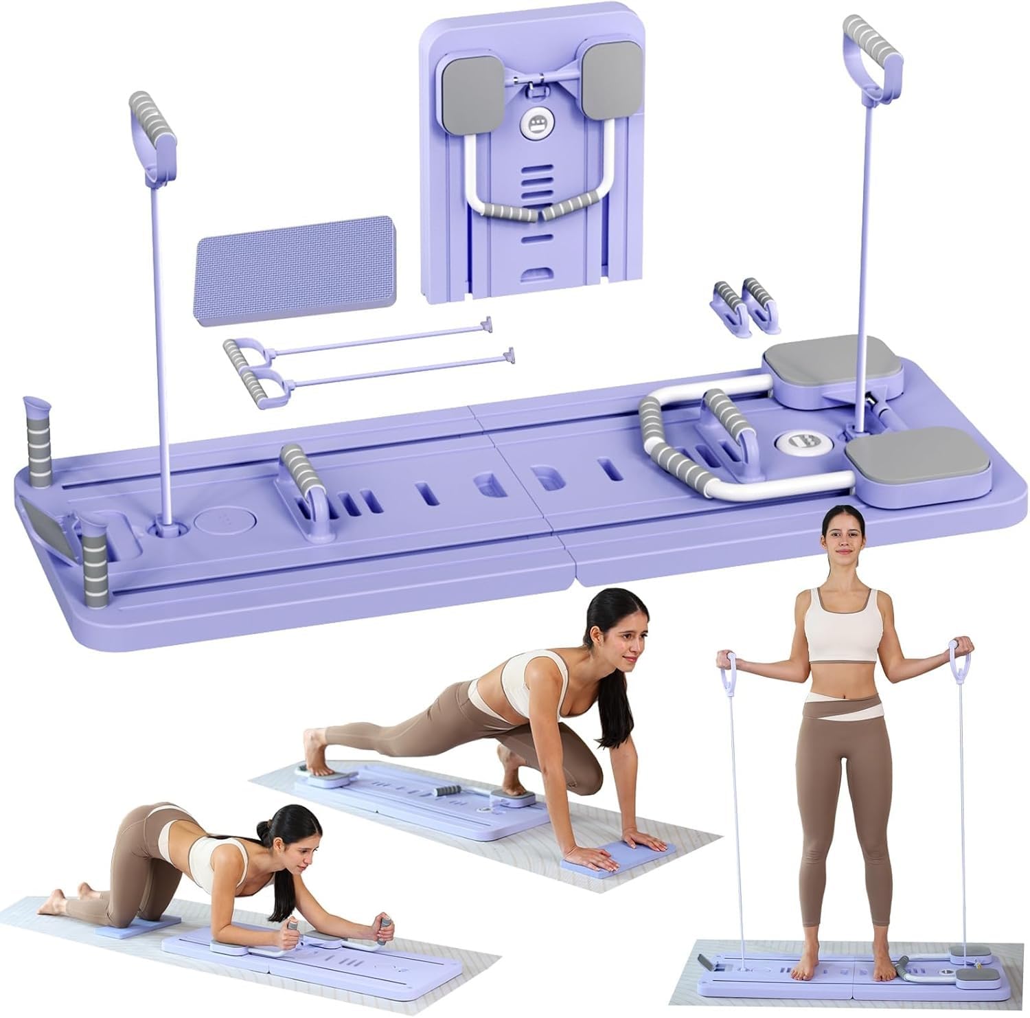 Suicune Pilates Board, Portable and Foldable Pilates Reformers, 6