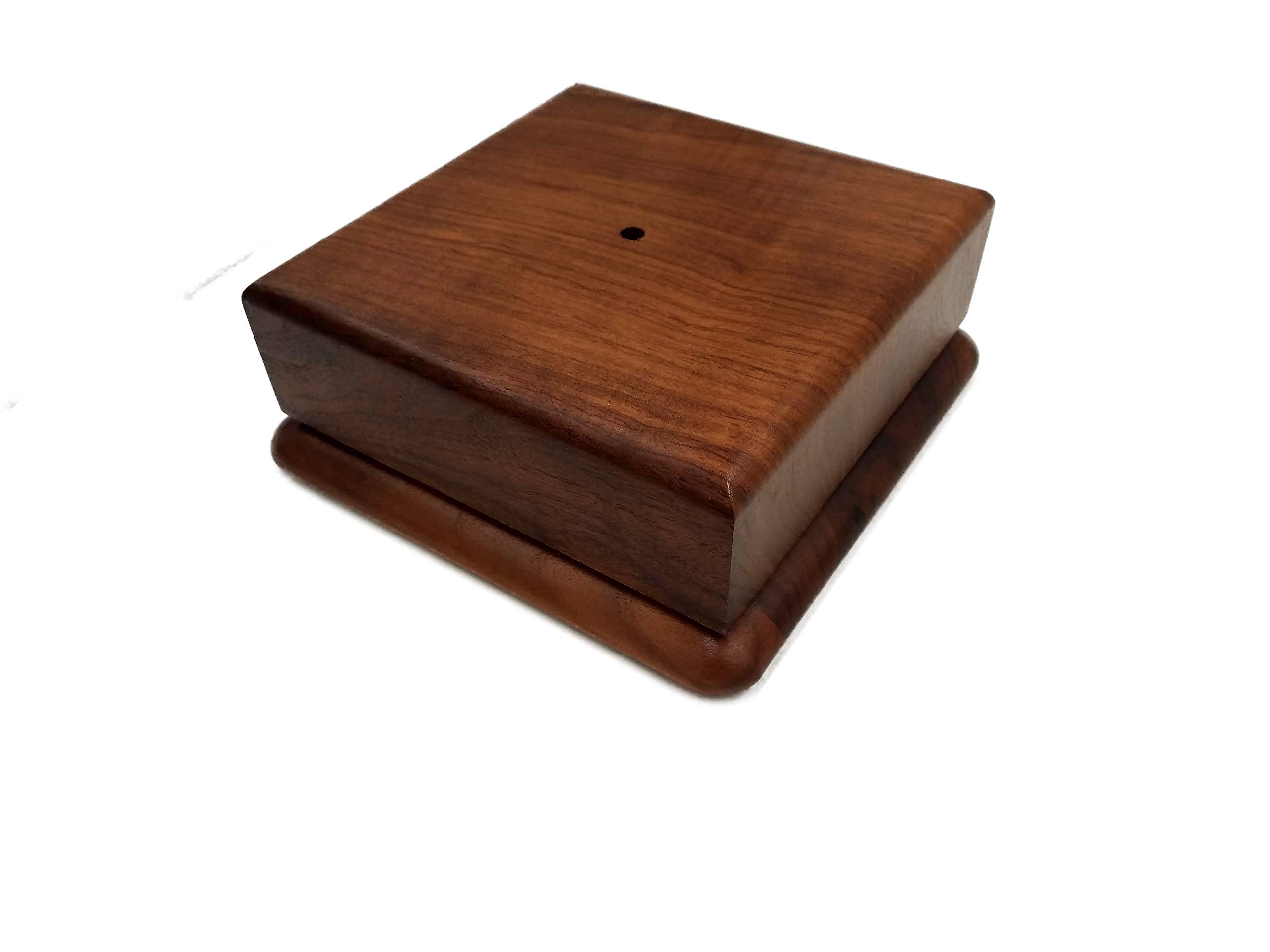 Barrington Hardwoods Solid Walnut Trophy and Cup Base