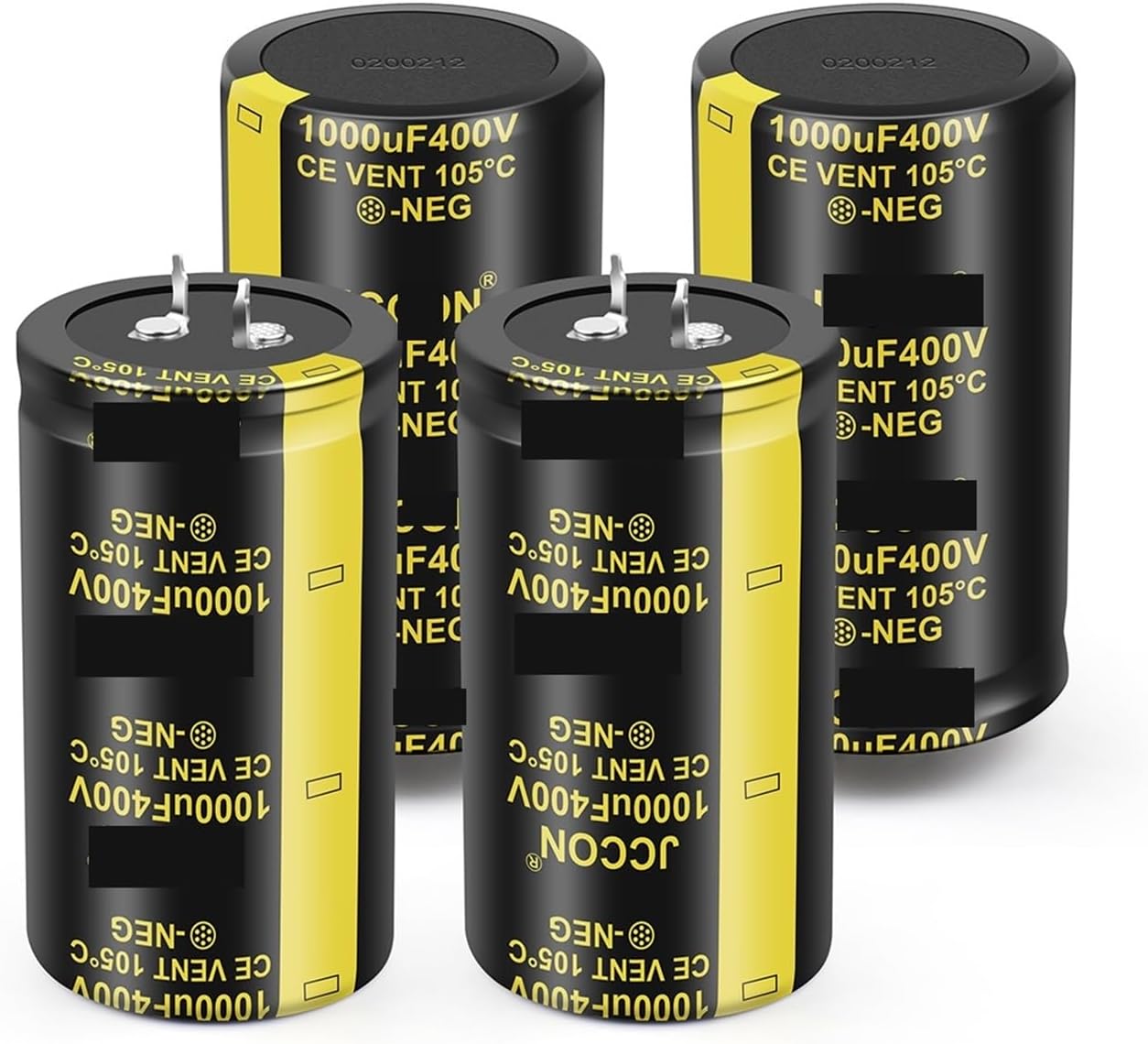 ALKOY 2Pcs 50V Capacitor Amplifier Electrolytic Capacitor 2000Hours 105 ℃ for Filter/Amplifier/Audio/Air Conditioner/HiFi Capacitance (Size : 50V6800UF 25x40)