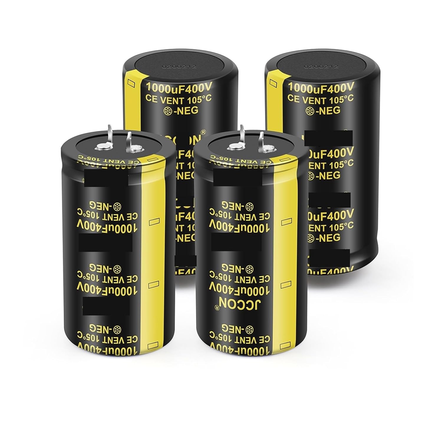 2Pcs 50V Capacitor Amplifier Electrolytic Capacitor 2000Hours 105 ℃ for Filter/Amplifier/Audio/Air Conditioner/HiFi Capacitance (Size : 50V22000UF 35x50)