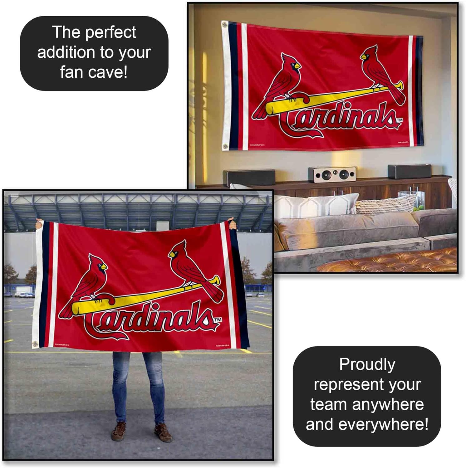St. Louis Cardinals Birds Flag and Banner - Image 5