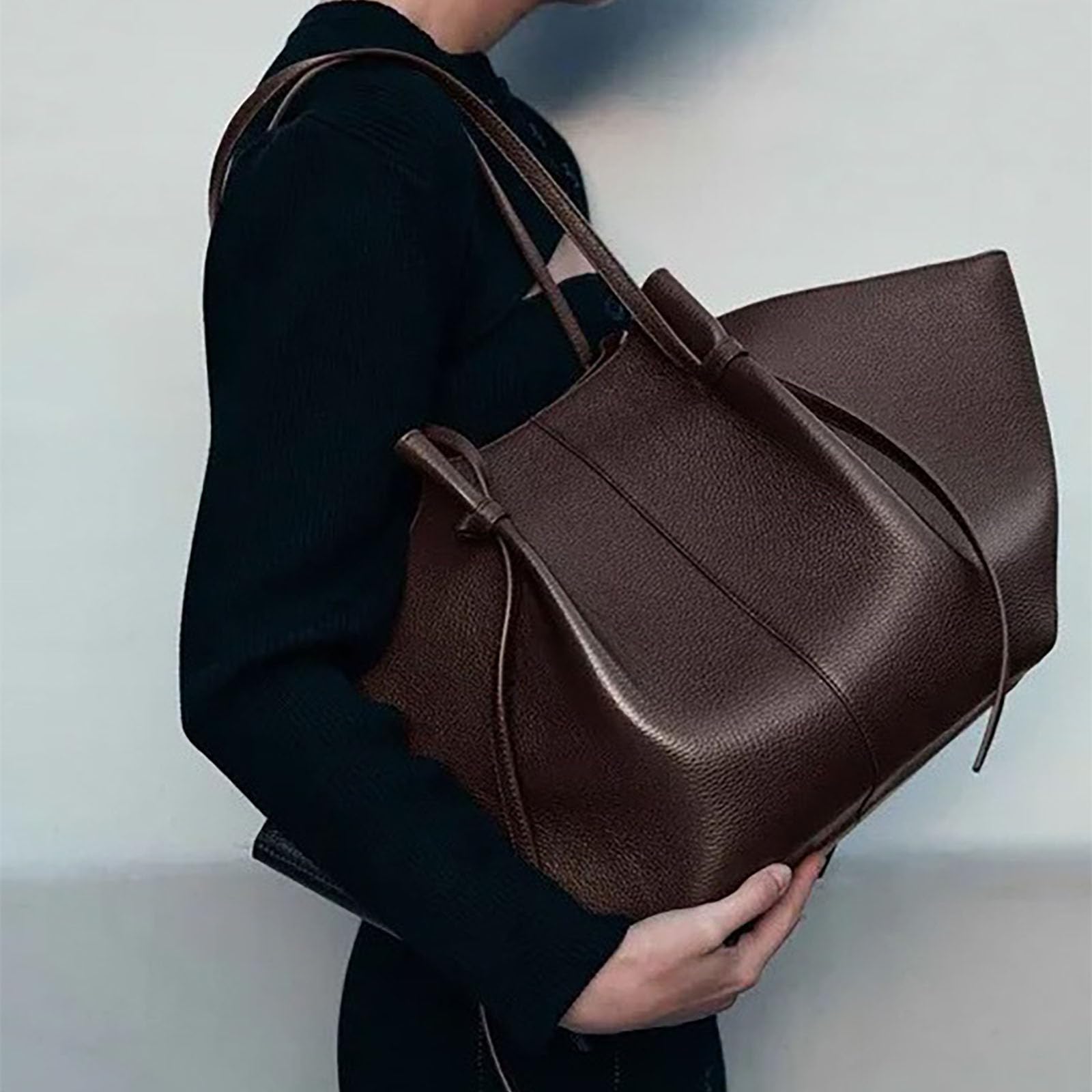 Adius Tote Bag Damen, Stylische Damen-Tasche Mit Einem Schulterriemen und Großem Fassungsvermögen, für Uni Einkaufen Reisen