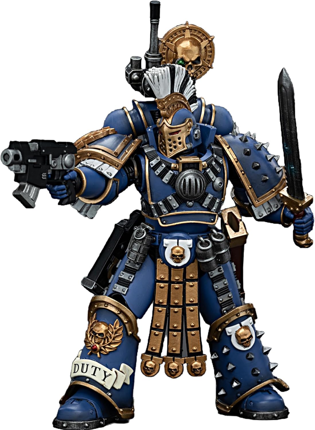 JOYTOY 1/18 Action Figure Warhammer 40k Ultramarines Remus Ventanus 5.4-inch Collectible Gifts,Toys for Kids 15+ and Adults