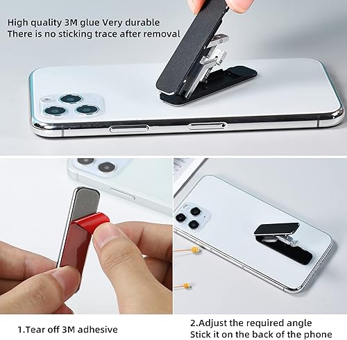 Miniatura 7 de Soporte de escritorio para teléfono celular, soporte de respaldo plano, multifuncional, portátil, aleación de aluminio, plegable, soporte Ssmall