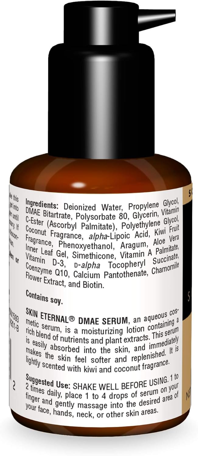 Source Naturals Skin Eternal DMAE Serum - Paraben Free, Supports Soft & Replenished Skin* - 1 Fluid oz - Image 3