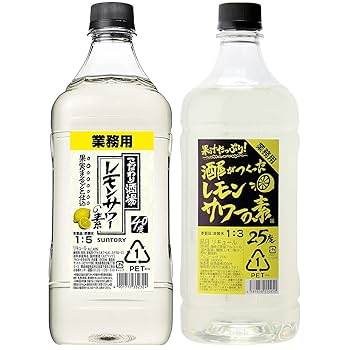 こだわり酒場のレモンサワー素1.8L 新品5本 サントリー こだわり酒場のレモンサワーの素 1.8ℓ 5本