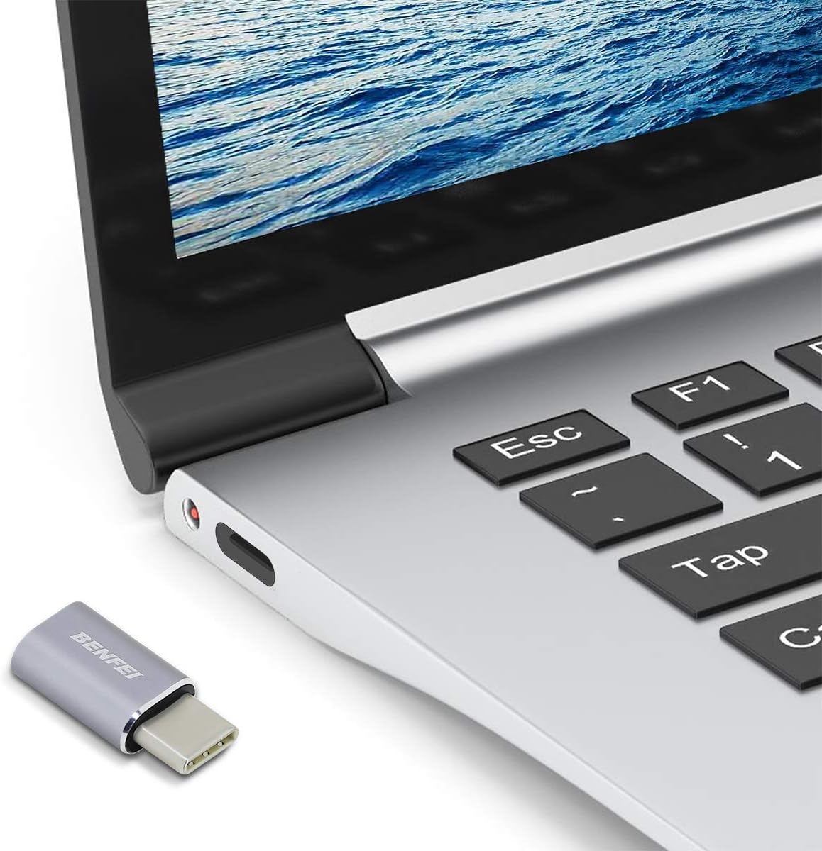 BENFEI Micro USB (Female) USB-C (Male) 3 Pack Adapter Compatible for MacBook 2018 2017 2016, Samsung Galaxy Note 8, Galaxy S8 S8+ S9, Google Pixel, Nexus, and More