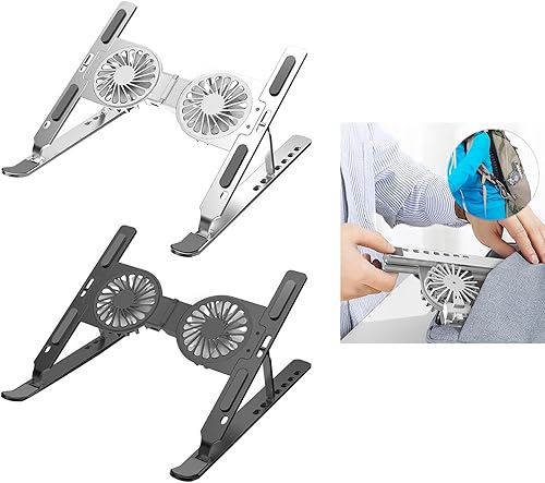 Miniatura 2 de Foldable Laptop Stand with RGB Cooling Portable Gaming Notebook Holder Suitable for 17" Laptops Foldable Laptop Stand