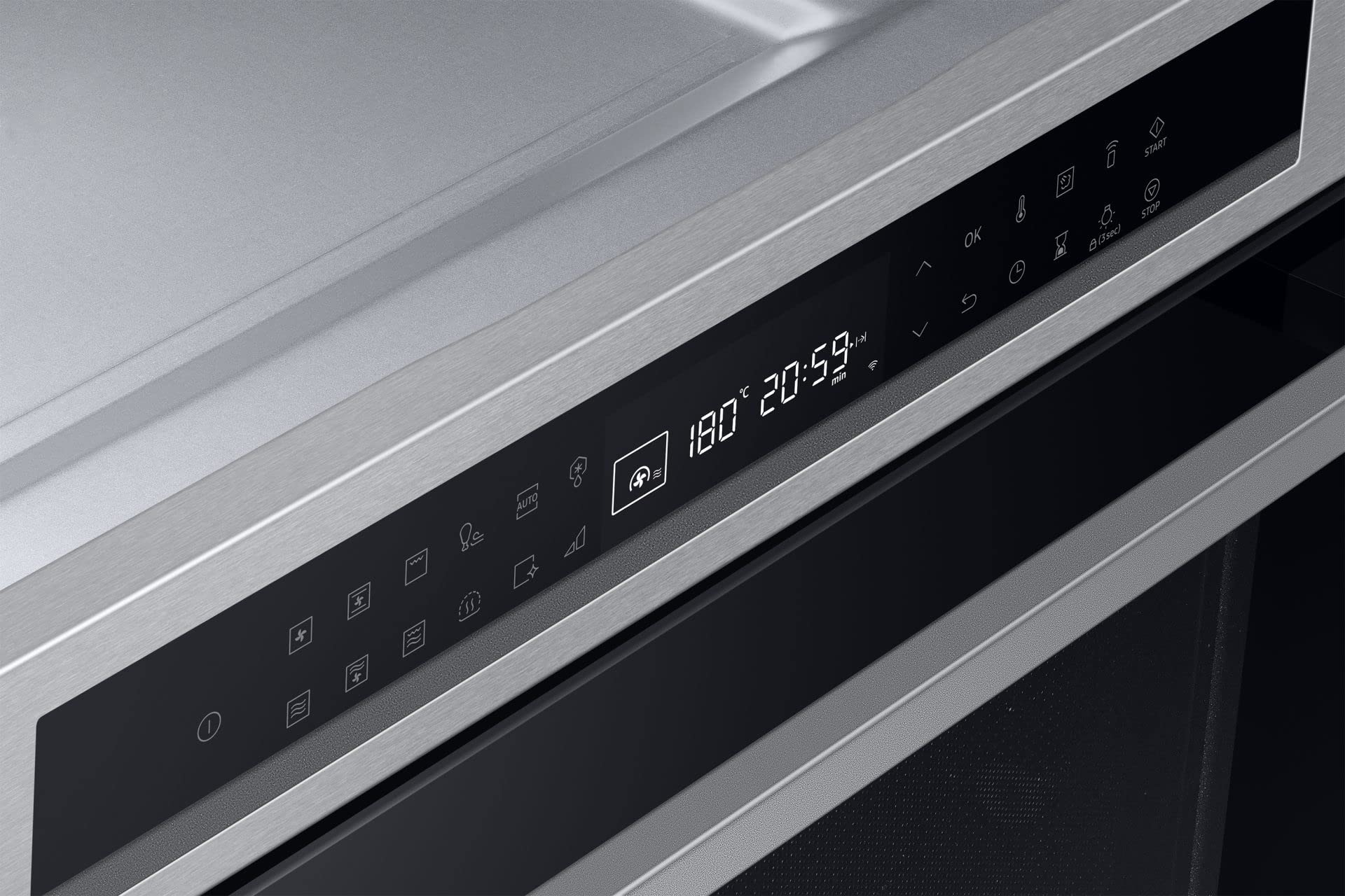 SAMSUNG Forno Multifunzione Plus con microonde Compatto Serie 4 50l NQ5B4363EBS