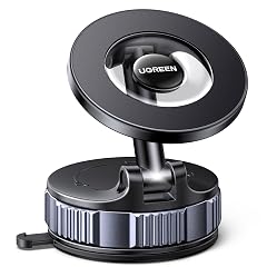 UGREEN Car Phone Mount for MagSafe 22xN52 80 LBS 3600gf Magnetic Phone Holder Vacuum Suction with 360 Rotatable