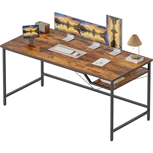 Mericonia Computer Desk 55 X 24 inch, Gaming Desk for Small Spaces, Modern Simple Style Table for Home Office, Study Student Writing Table