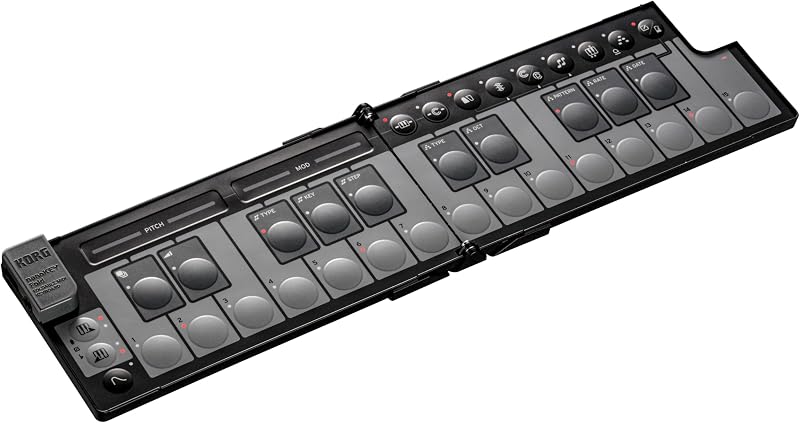 nanoKEY Fold - 25-Key Foldable MIDI Keyboard Controller - Black