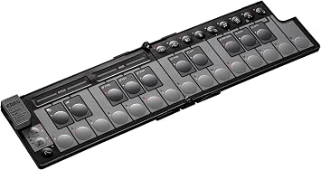 Korg nanoKEY Fold - Foldable 25 Key MIDI Keyboard Controller with USB-C and TRS-MIDI - Black