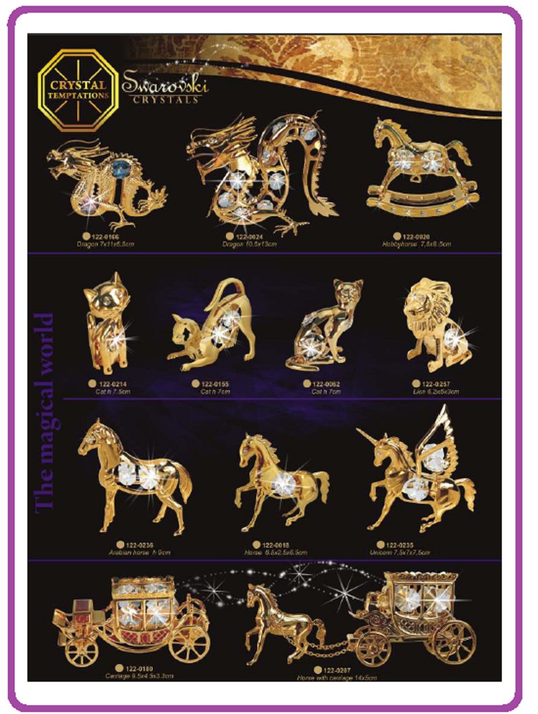 Swarovski® Components - CRYSTAL TEMPTATIONS - Viking ship / ship