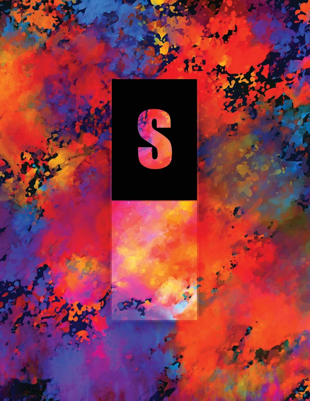 Monogram "S" Sketchbook: Blank Art Pad Notebook Journal Portfolio (Tropo One 150 Sketch)