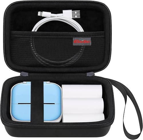 Elonbo Estuche de transporte compatible con la máquina etiquetadora MARKLIFE P11, mini impresora de etiquetas inalámbrica Bluetooth, bolsa de viaje,