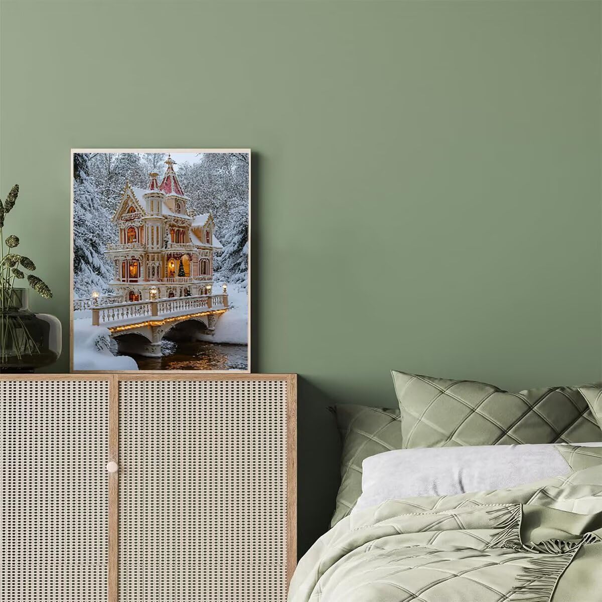 Dipingere con i Numeri Architettura, Paint by Numbers Adulti Ponte, Fai da te Creativi Adulti Quadri da Dipingere Numerati Kit per Decorazione Della Parete di Casa, Regalo 100x135cm Senza Cornice 3B-Q