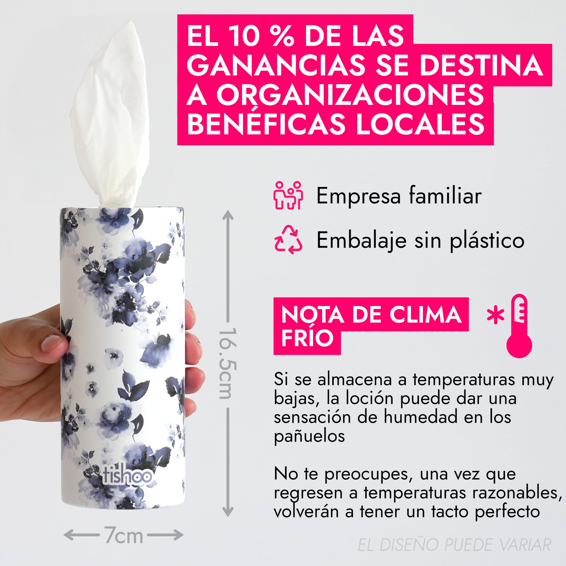tishoo Pañuelos de lujo ultra sedosos | 4 capas súper suaves con hidratante | para portavasos de coche, hogar y viajes | 4 tubos en embalaje sin plástico | Mixed/Mayfair — view 6