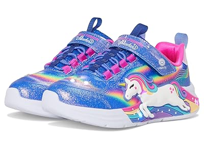 SKECHERS KIDS Unicorn Chaser 302298L (Little Kid/Big Kid) Girls Shoes Blue/Multi