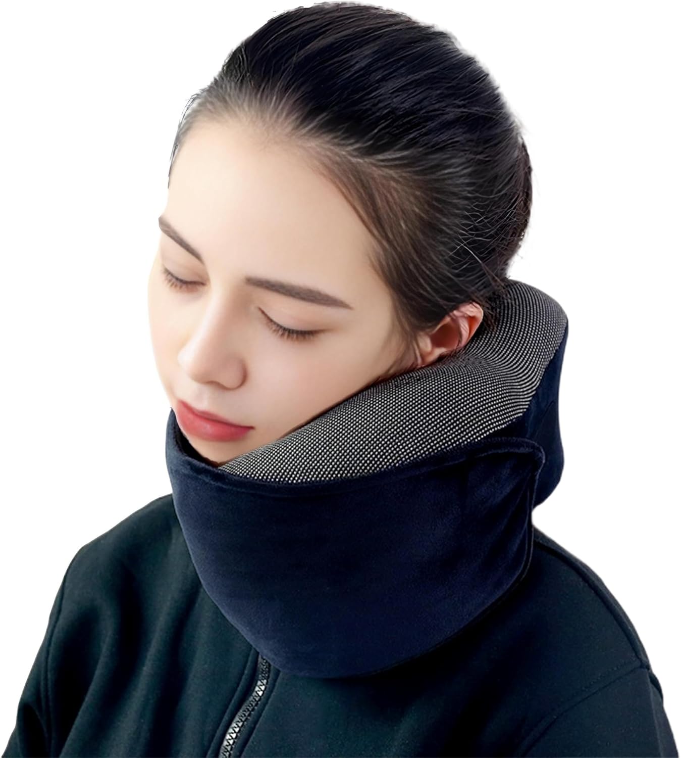 Neck Pillow For Airplane,Travel Neck Pillows for Long Flights,Sleeper Hold Pillow Travel,Airplane Eye Mask Head Holder
