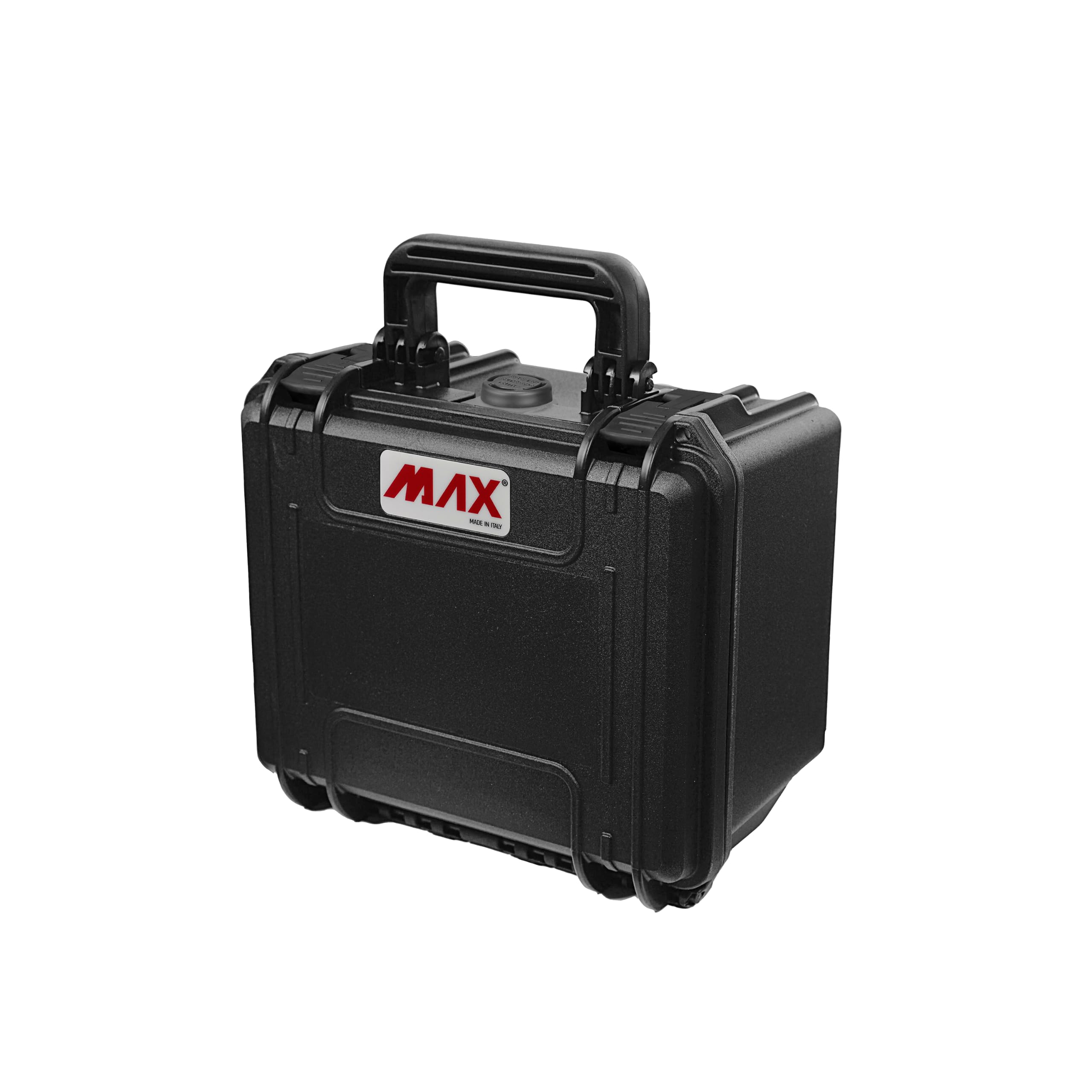 Max MAX235H155S Hartschalenkoffer für Fotografie-Ausrüstung, IP67, wasserdicht, strapazierfähig, Schaumstoff, Flight Case, Schwarz, Única