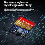 2 Pack Karta SD 32 GB + Adaptera SD, Karta Pamięci UHS-I C10 A1, Karta TF Do Tabletu/Telefonu Komórkowego/Aparatu/Samochodowego Sprzętu Audio/Konsoli Do Gier (TF162 32GB)