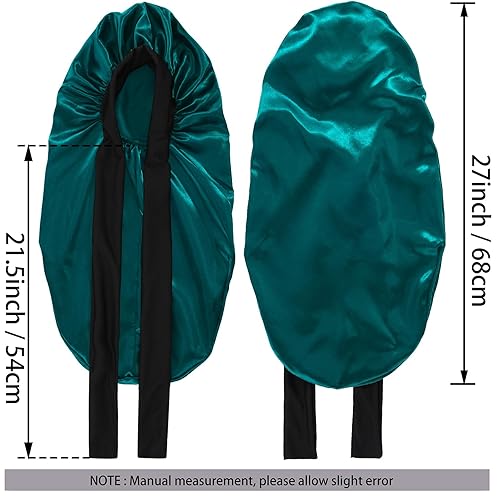 Miniatura 23 de 2 gorros de satén (2 piezas, negro y morado)