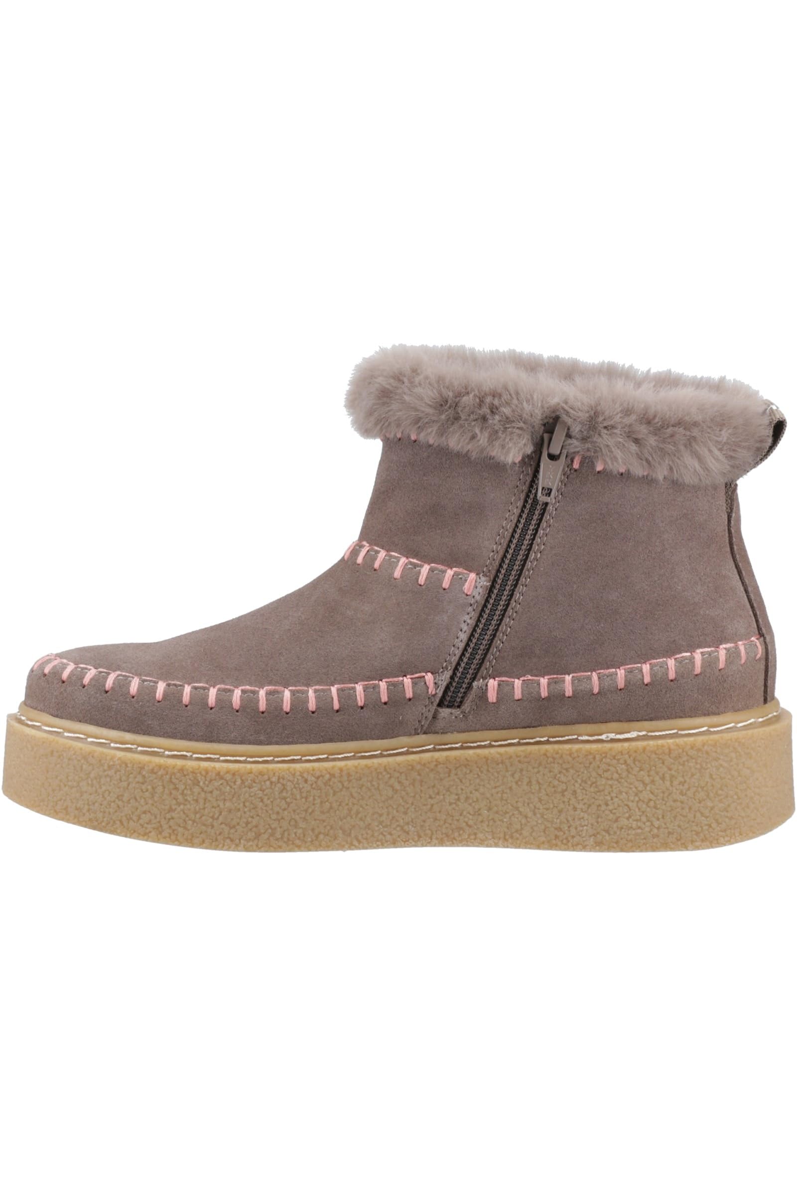 Hush Puppies Brielle Stitch Boot Taupe UK 6 TaupeUK 6Taupe Boots (53557) Women's/Ladies