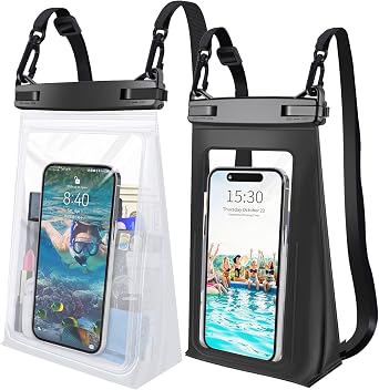 Large Wateprorof Phone Pouch Floating 8.5 + 7.2 Large Wateprorof Phone Pouch Floating, IPX8 Water Proof Cellphone Dry Bag